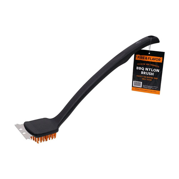 Fire & Flavor Nylon Grill Brush for Outdoor Grill Cleaning (2-Pack) product image