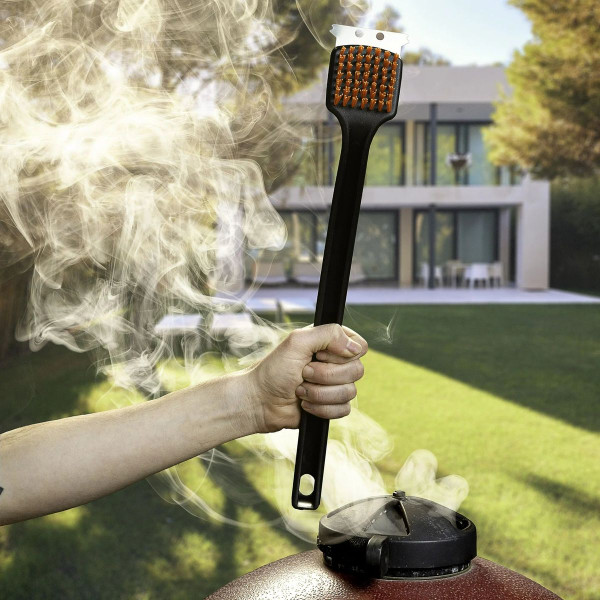 Fire & Flavor Nylon Grill Brush for Outdoor Grill Cleaning (2-Pack) product image
