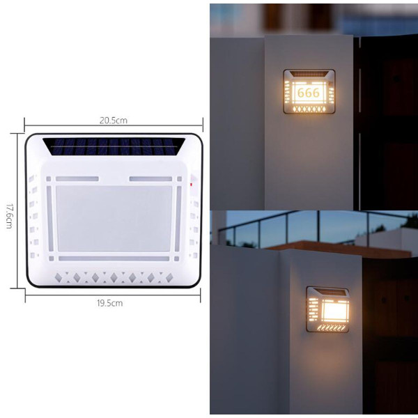 Solar LED Address Sign product image
