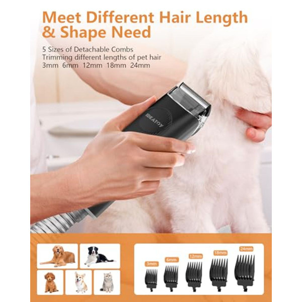 Large Canister Dog Grooming Vacuum (3L) product image