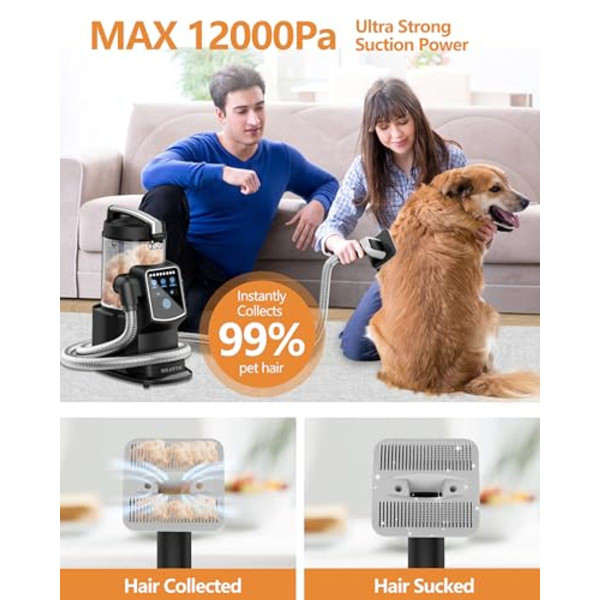 Large Canister Dog Grooming Vacuum (3L) product image