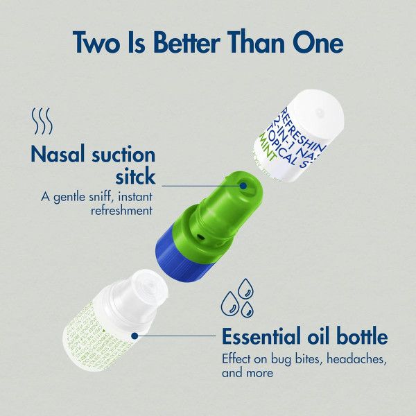 2-in-1 Natural Menthol Inhalers (3-Pack) product image