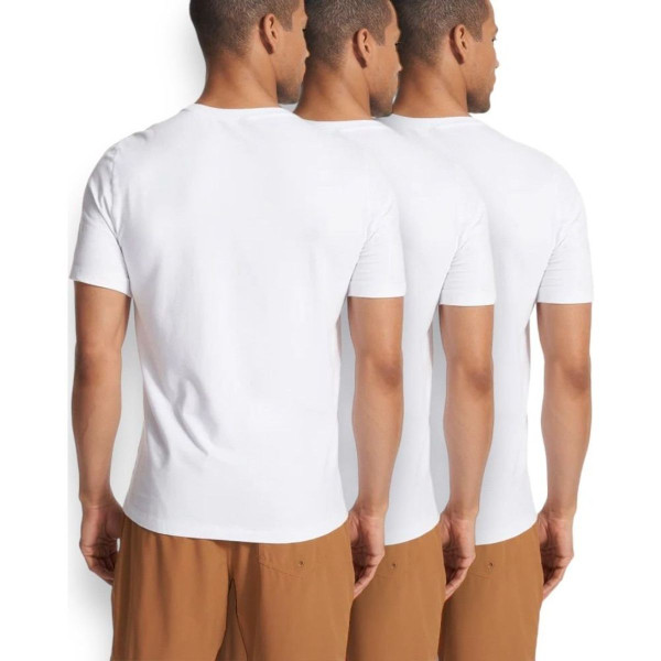 Men's Classic Comfy Crew or V-Neck Cotton Blend T-Shirt (3-Pack) product image