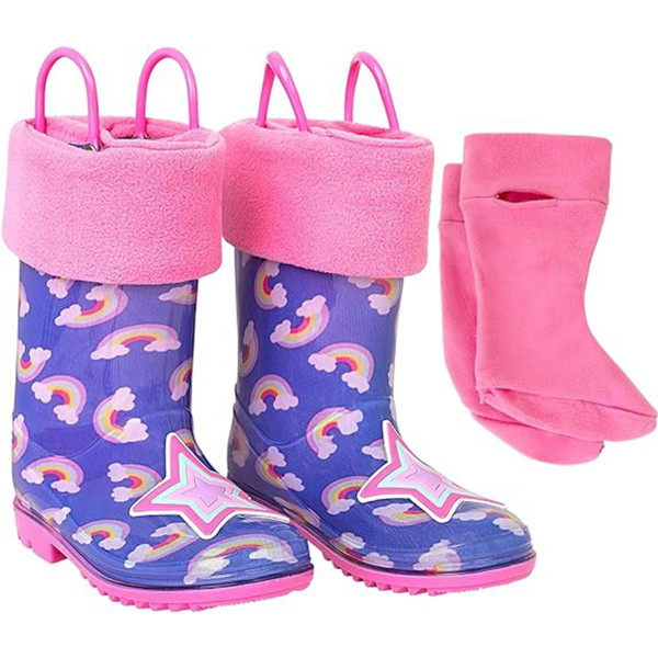Kids' Unisex Waterproof Rubber Boots product image
