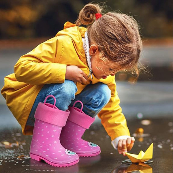 Kids' Unisex Waterproof Rubber Boots product image