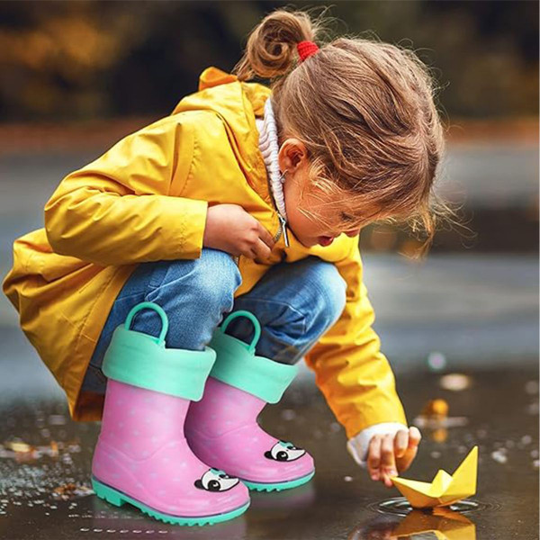 Kids' Unisex Waterproof Rubber Boots product image