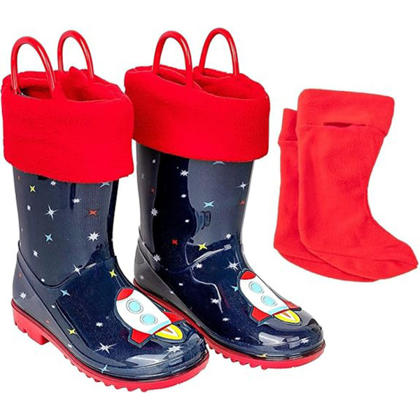 Kids' Unisex Waterproof Rubber Boots product image