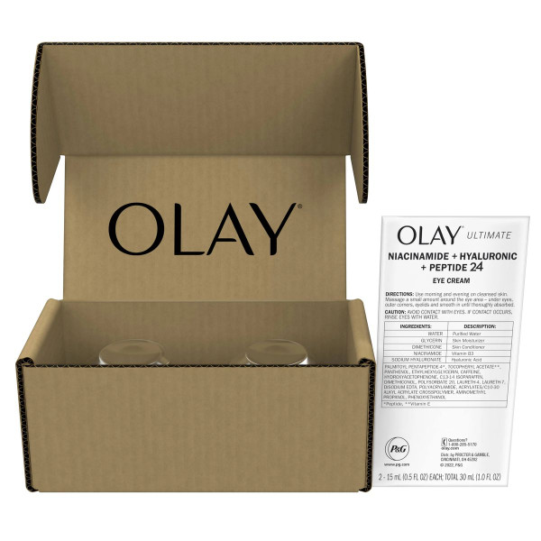 Olay Ultimate Niacinamide + Hyaluronic + Peptide Eye Cream (2-Pack) product image