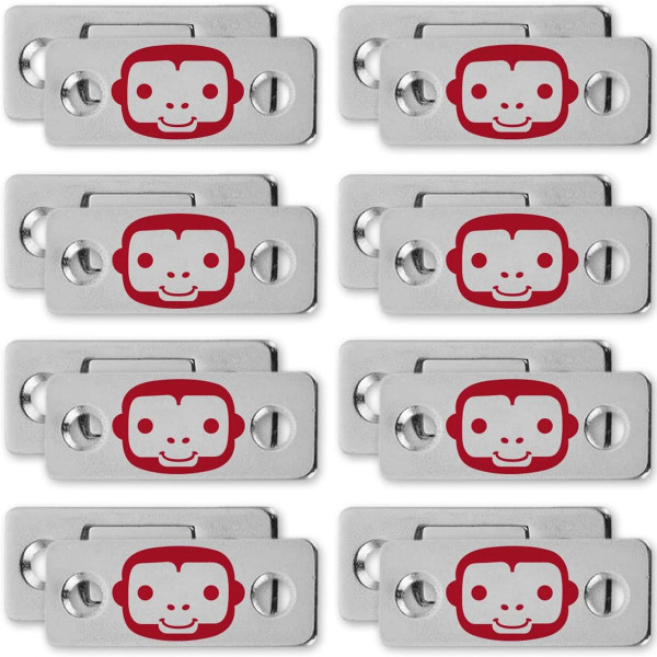 RUBY Monkey Magnets - Cabinet and Drawer Magnet Set product image