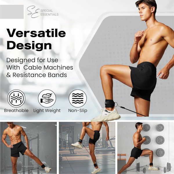 Special Essentials Ankle Straps for Cable Machines (1 or 2 Pairs) product image