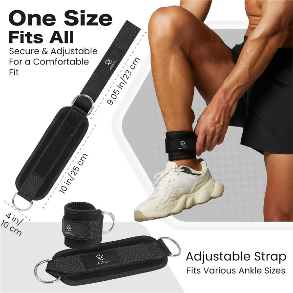 Special Essentials Ankle Straps for Cable Machines (1 or 2 Pairs) product image