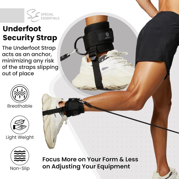Special Essentials Ankle Strap for Cable Machine & Resistance Bands (1 or 2 Pairs) product image