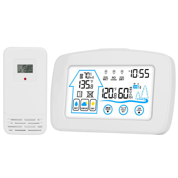Wireless Weather Station Clock product image