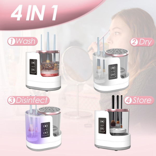 Laromni 4-in-1 Electric Makeup Brush Cleaner product image