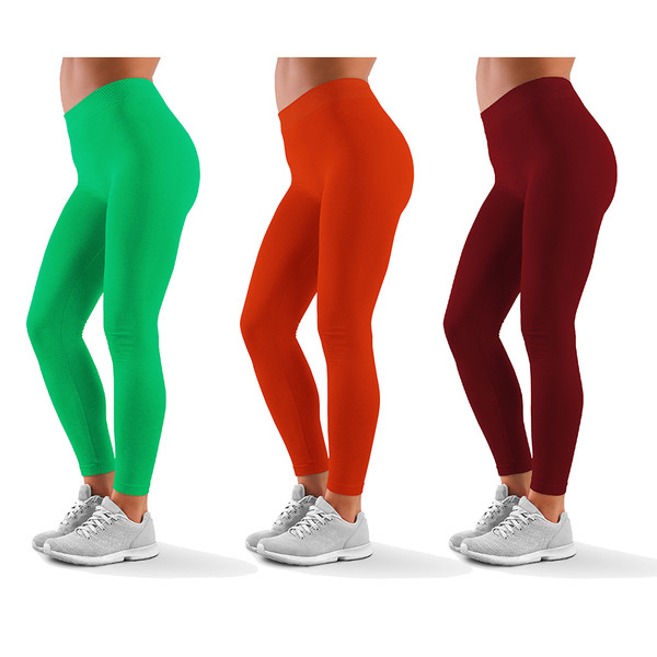 Ultra-Soft High-Waisted Capri Leggings (3-Pack) product image