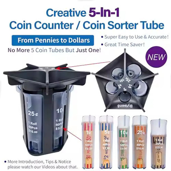 5-in-1 Coin Counter product image