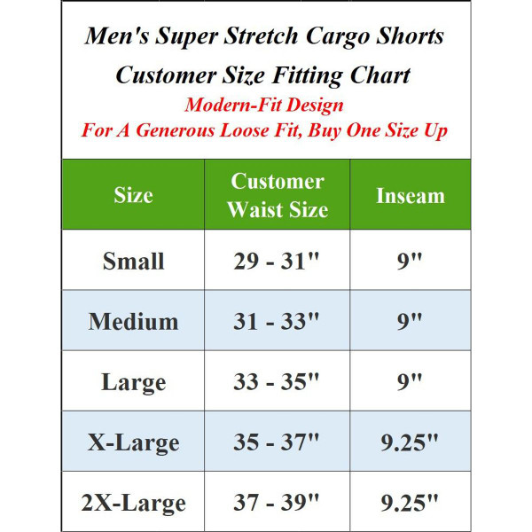 Men’s Stretch Pull-On Cargo Shorts (3-Pack) product image