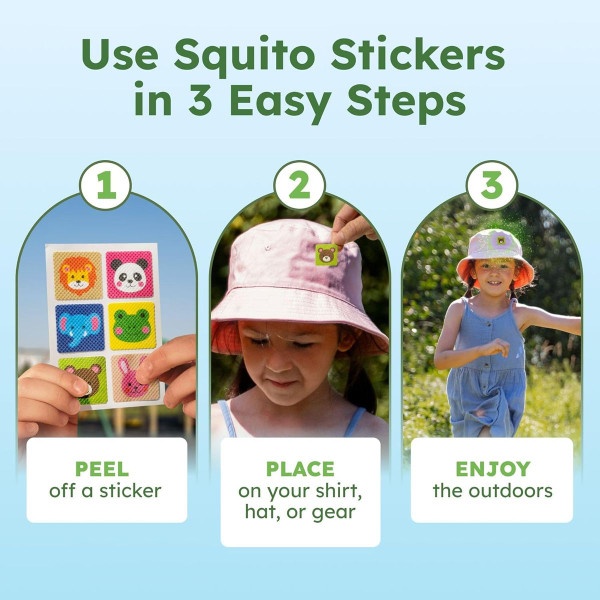 Kids' Mosquito Repellent Patch Stickers product image