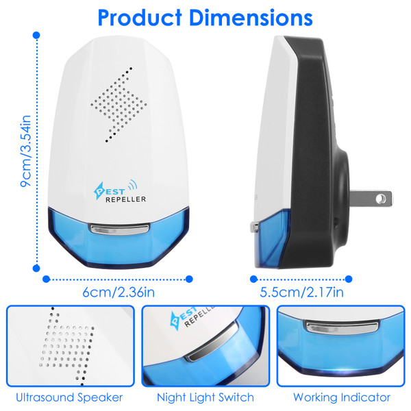 Ultrasonic Pest Repeller (2-Pack) product image