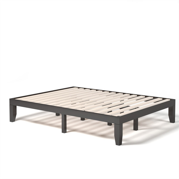 14 in. Wooden Platform Bed Frame (Queen) product image