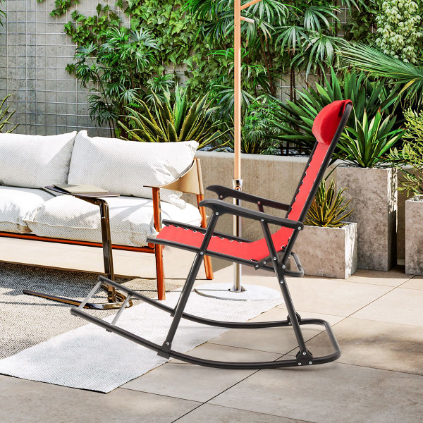 Patio Folding Rocking Chair product image