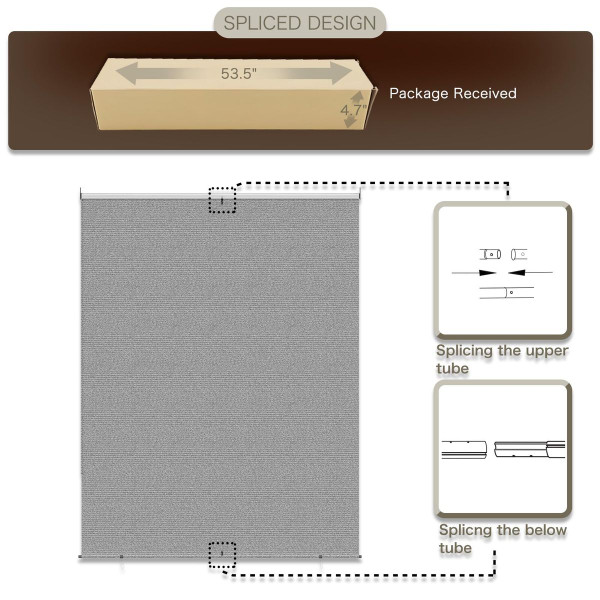 Outdoor Roller Sun Shade with 99% UV Protection product image