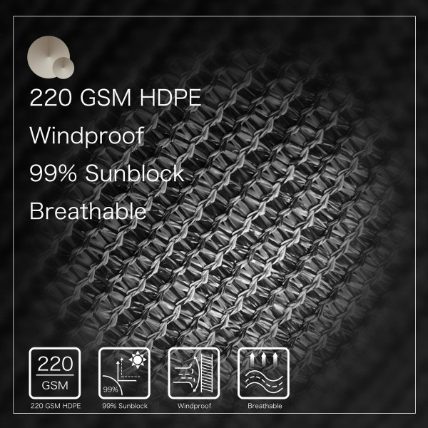 Outdoor Roller Sun Shade with 99% UV Protection product image