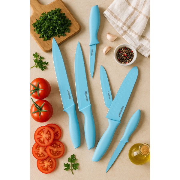 10-Piece Soft Touch Knife Set product image