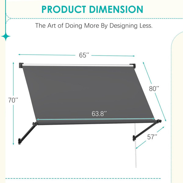 Retractable Manual Outdoor Awning product image