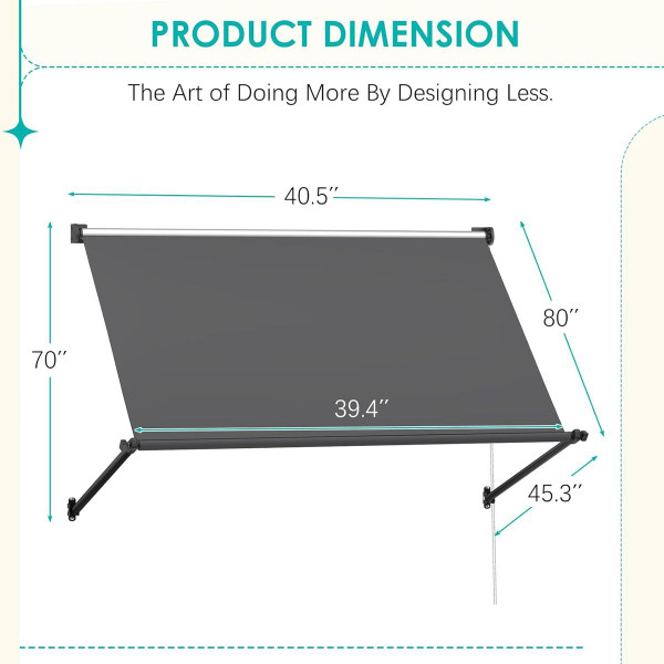 Retractable Manual Outdoor Awning product image
