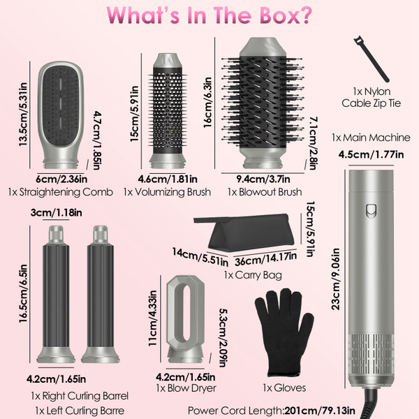 Laromni 6-in-1 Hair Dryer Brush Set product image