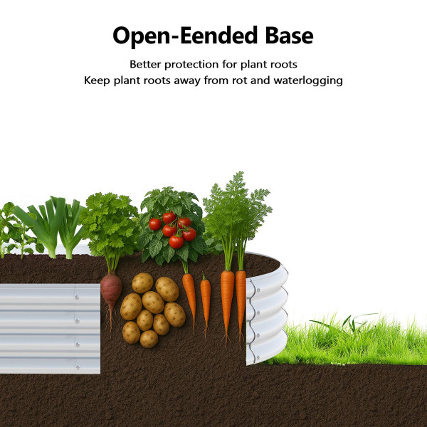 Galvanized Steel Raised Garden Bed (2-Pack) product image