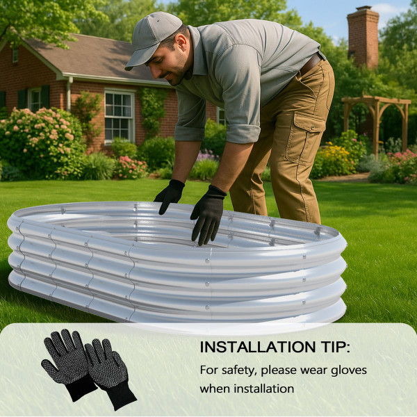 Galvanized Steel Raised Garden Bed (2-Pack) product image