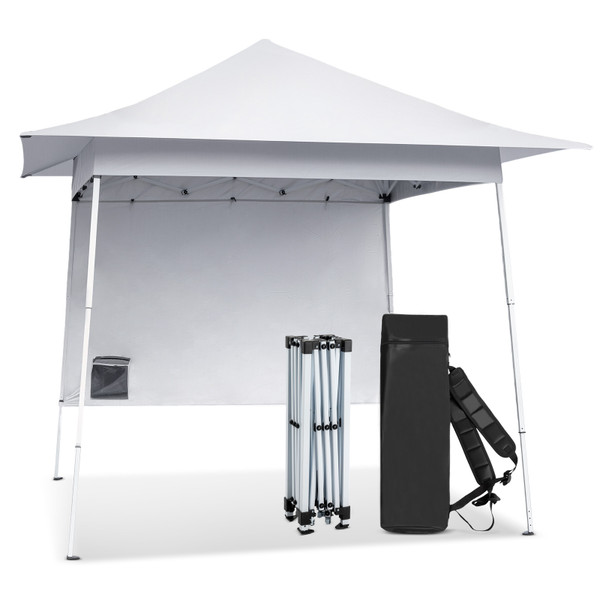 8 x 8-Foot Pop-up Gazebo with One Side Cloth and Storage Bag product image