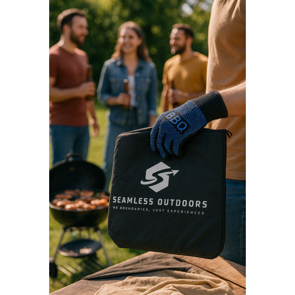  BBQ Blanket and Heat Resistant Glove Set product image