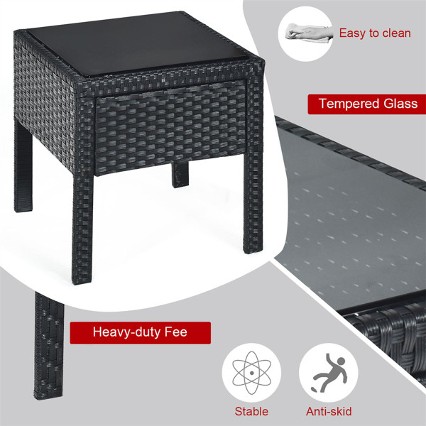 3-Piece Rattan Furniture Conversation Set product image