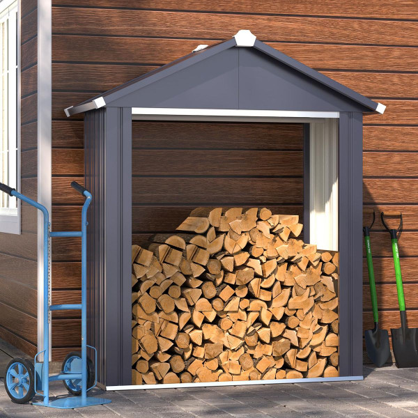 5 x 2-Foot Outdoor Firewood Storage Shed product image