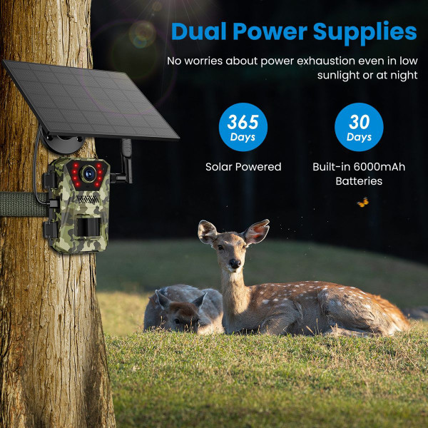 4G 4K 30FPS Solar Trail Camera product image