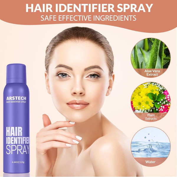 Face Hair Identifier Spray with Dermaplane Razors product image