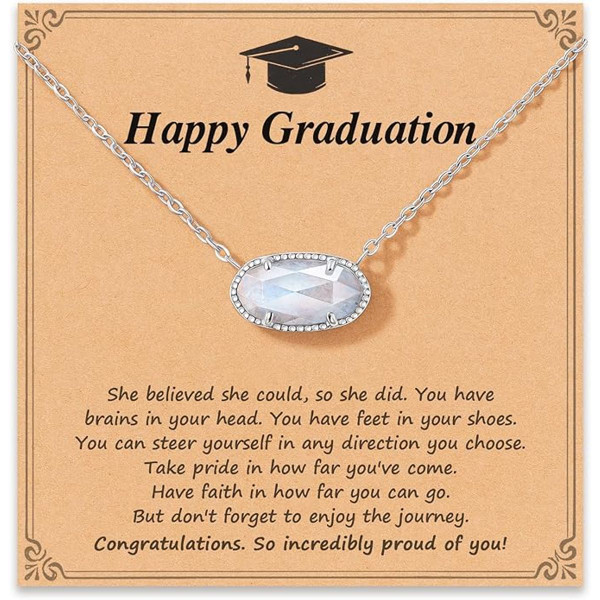 Graduation 2025 Moonstone Necklace  product image