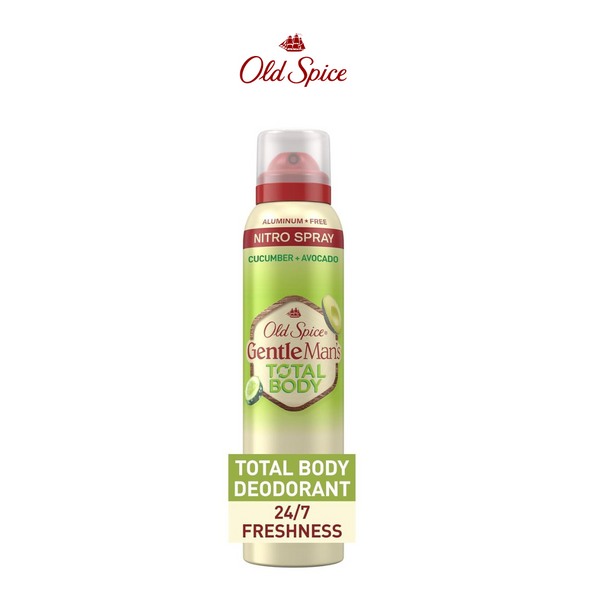 Old Spice Total Body Deodorant Spray for Men (6-Pack) product image