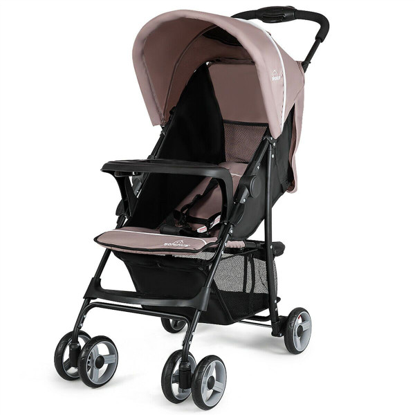 Travel Stroller with Adjustable Backrest & Canopy product image