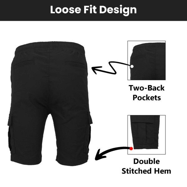 Women’s Flex Cargo Shorts with Elastic Waistband product image