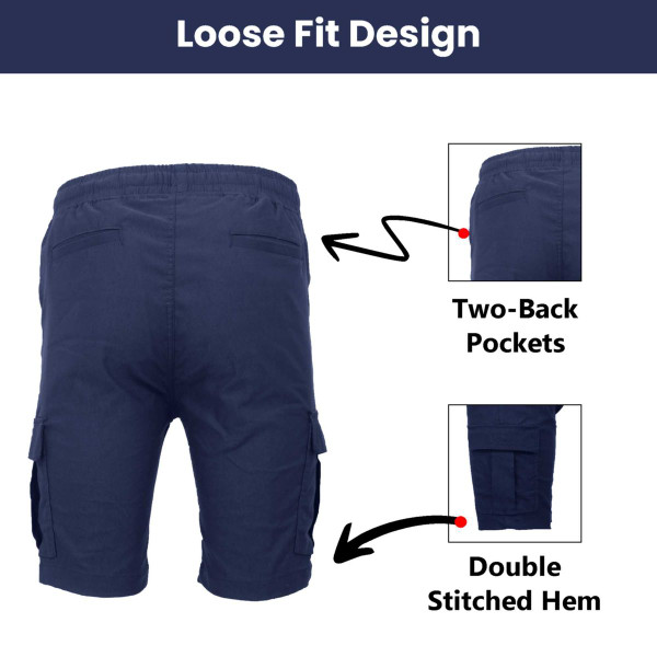 Women’s Flex Cargo Shorts with Elastic Waistband product image