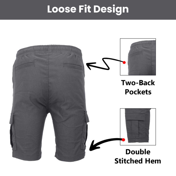 Women’s Flex Cargo Shorts with Elastic Waistband product image