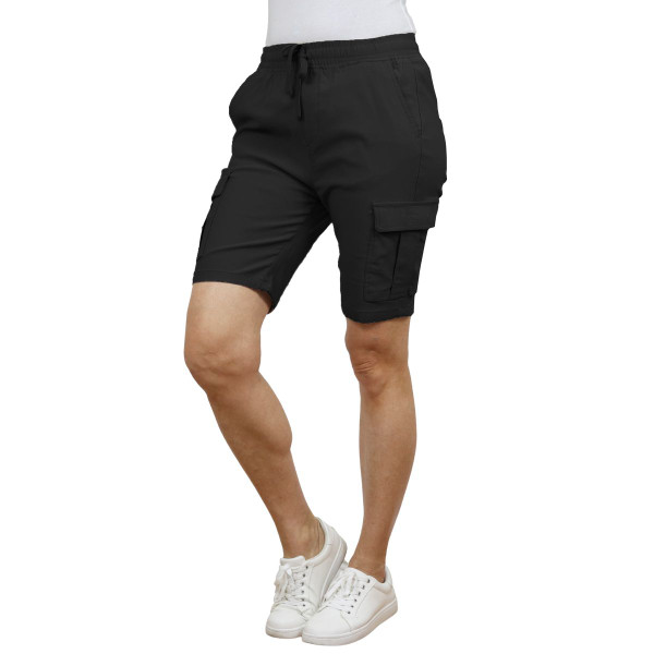 Women’s Flex Cargo Shorts with Elastic Waistband product image