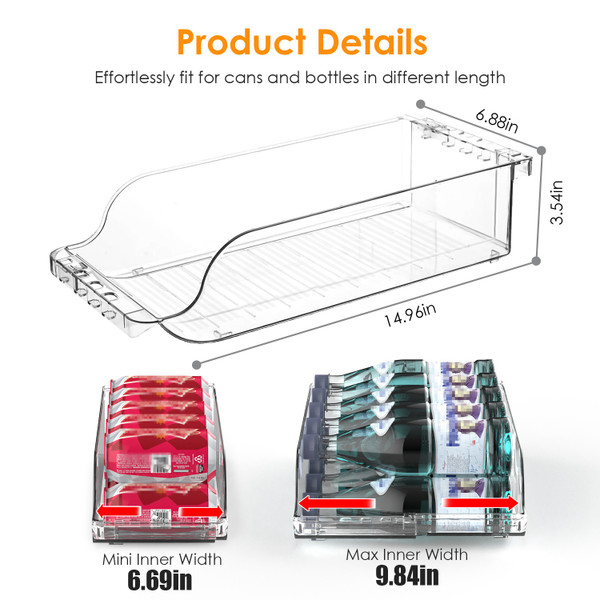 NewHome Soda Can Organizer (4-Pack) product image