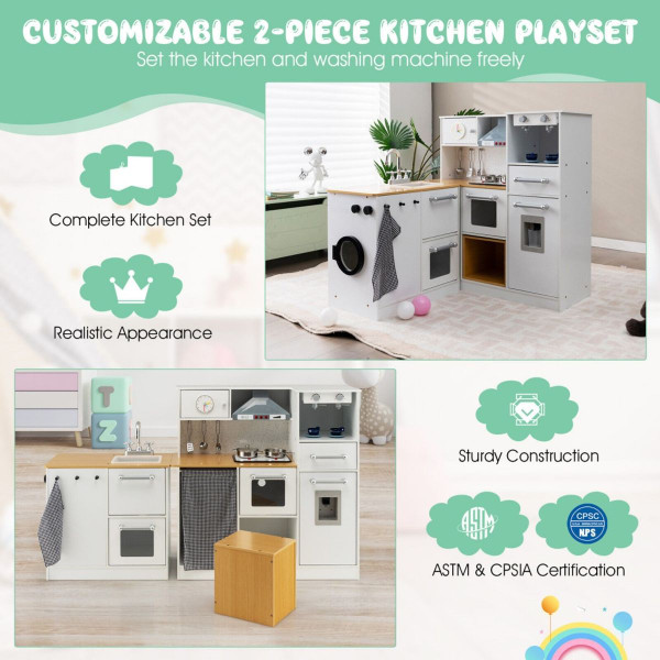 2-Piece Kitchen Play Set with Range Hood  product image