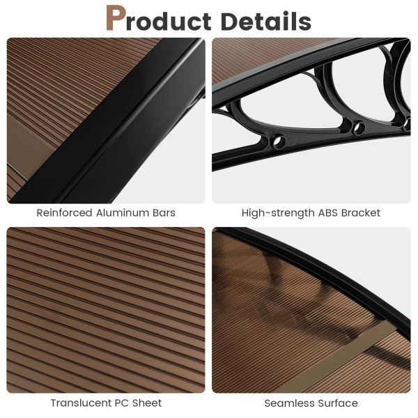 80'' x 40'' Outdoor Patio Awning product image