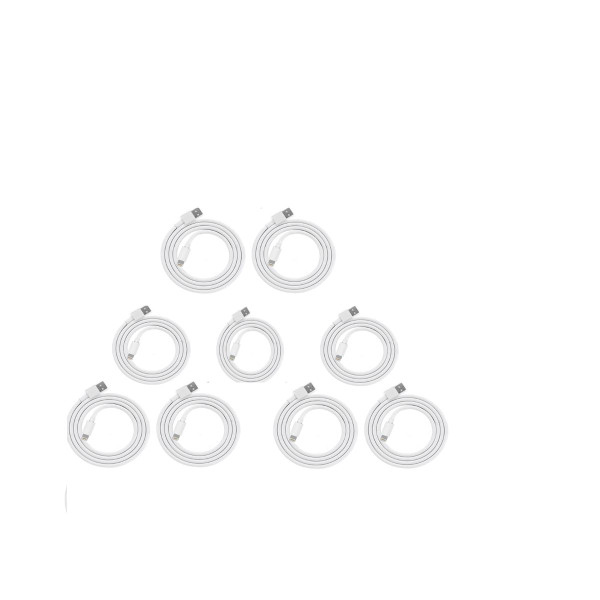 6-Foot Heavy Duty Lightning Cables for Apple Devices (5- or 10-Pack) product image